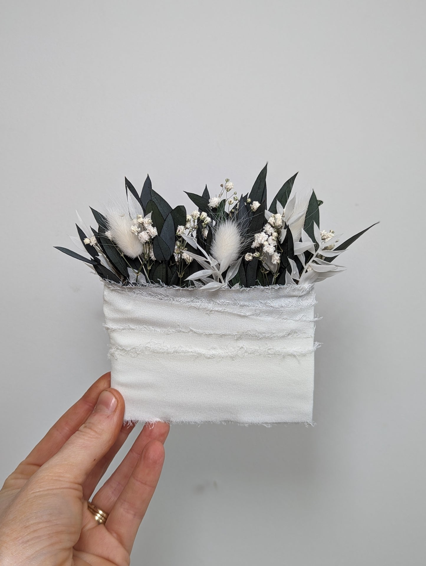Eucalyptus dried flower pocket squares