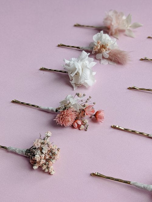 Wedding Dried Flower - Hair Pins