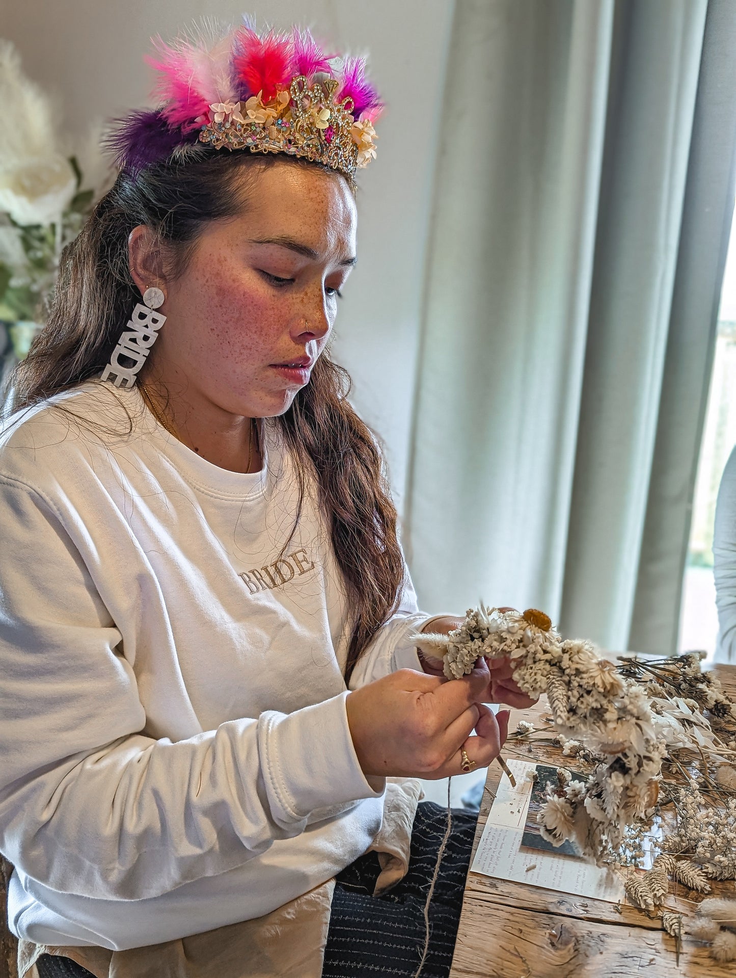 Group Flower Crown Workshop