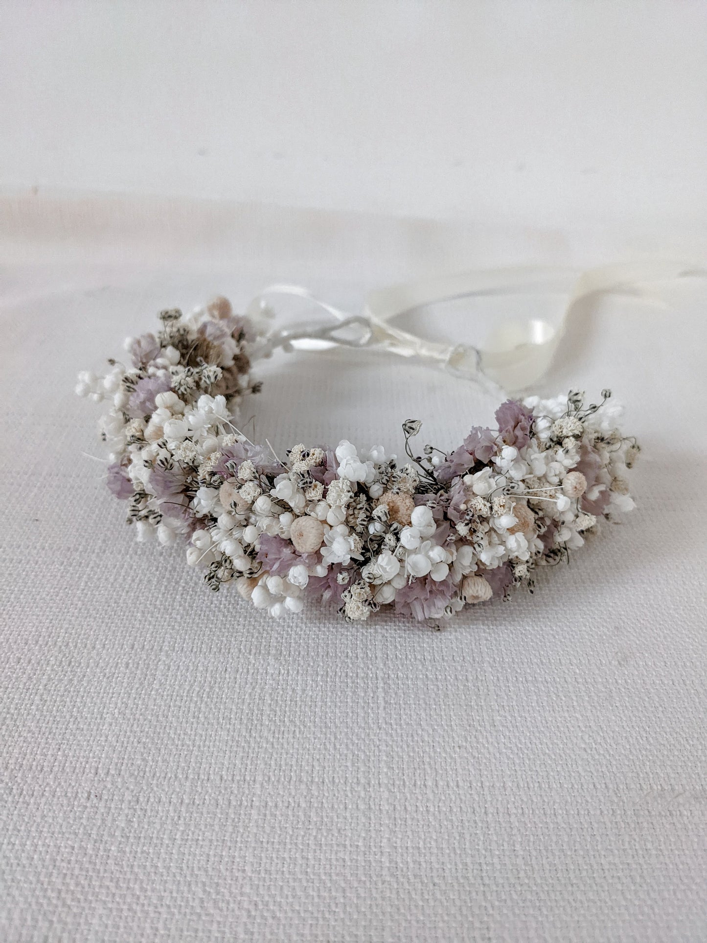 Neutral Dried Flower Crown