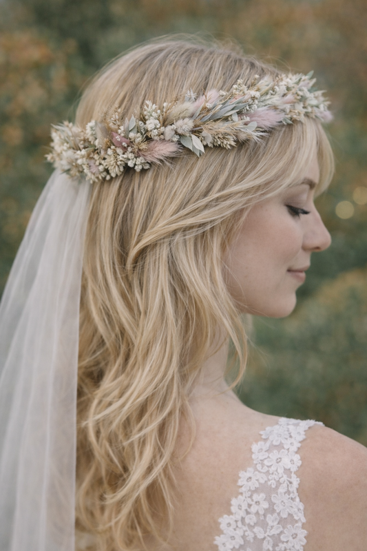 Boho Dried Flower Crown