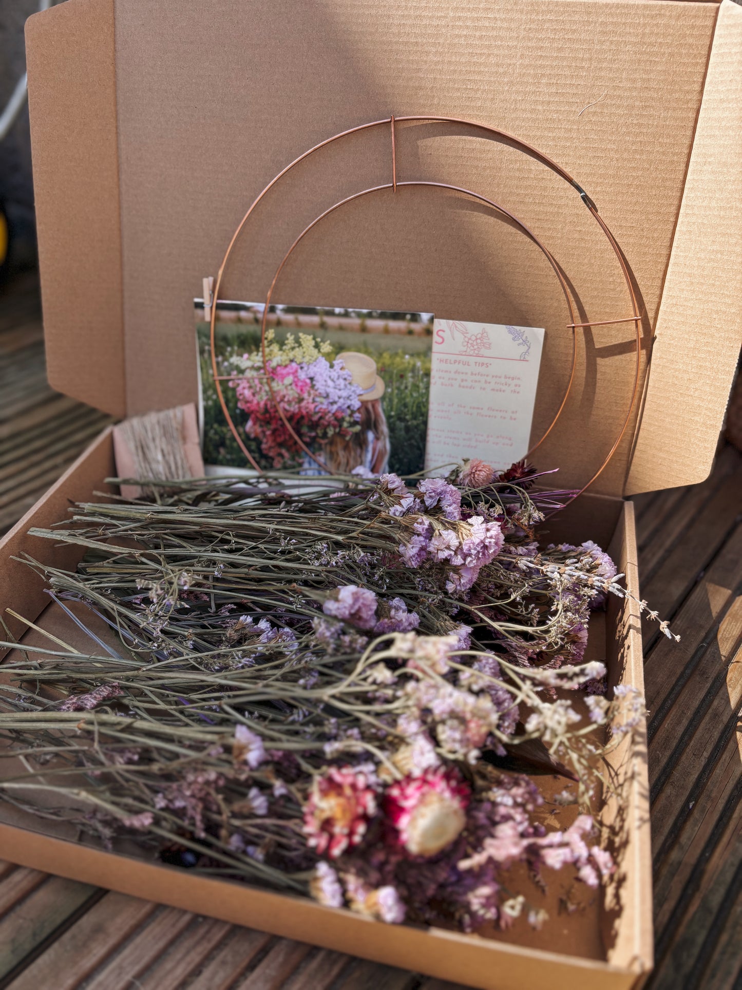 DIY Dried Flower Wreath Kit