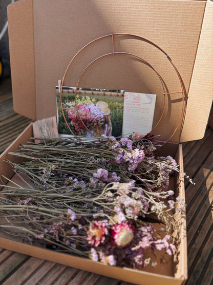 DIY Dried Flower Wreath Kit
