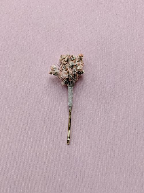 Wedding Dried Flower - Hair Pins
