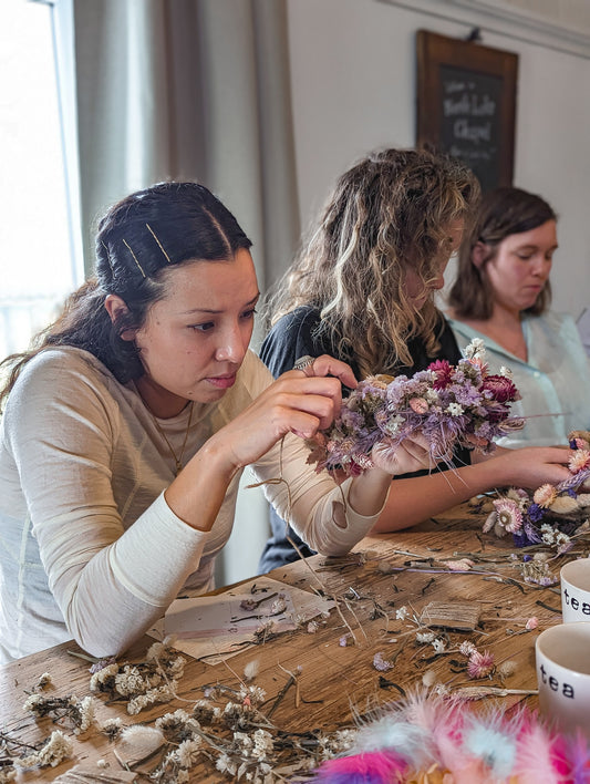 Group Flower Crown Workshop