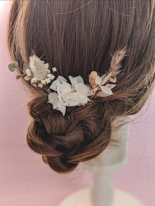 Wedding Dried Flower - Hair Pins