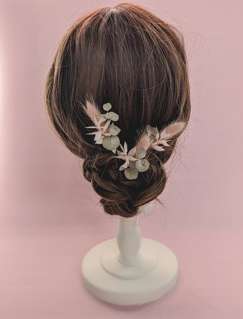 Wedding Dried Flower - Hair Pins