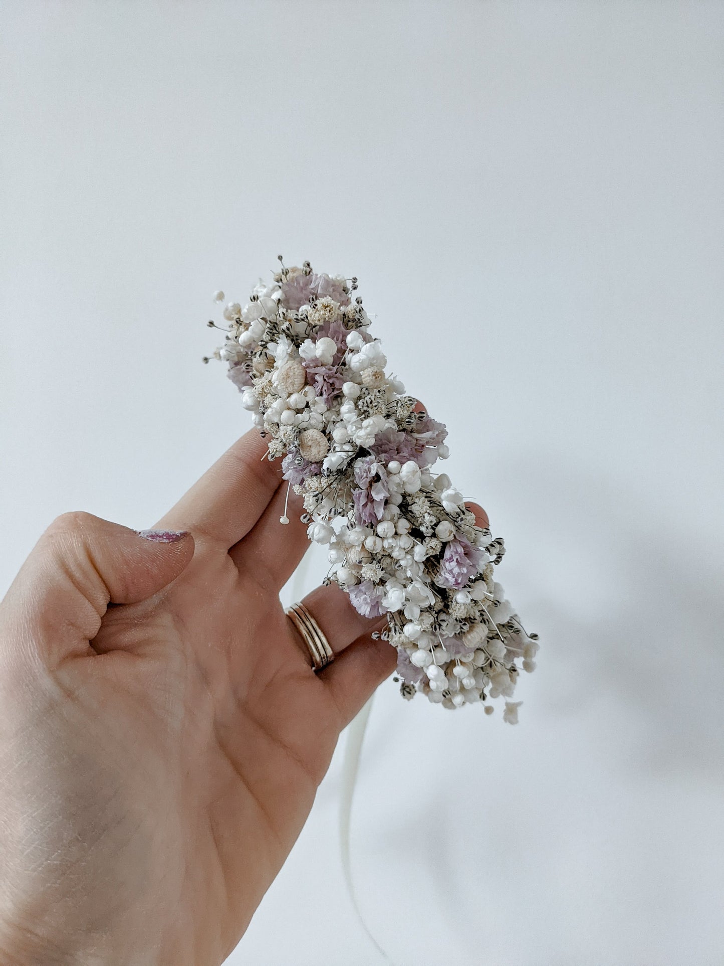 Neutral Dried Flower Crown